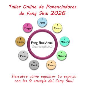 TALLER ONLINE DE POTENCIADORES DE FENG SHUI 2026